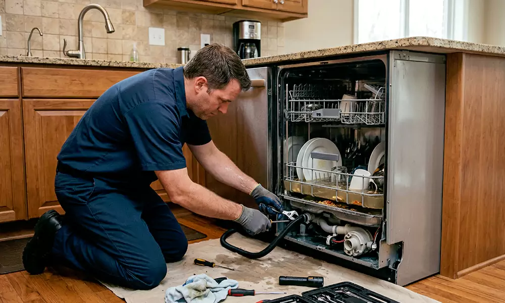 Dishwasher Not Draining Repair in Stratford, CT