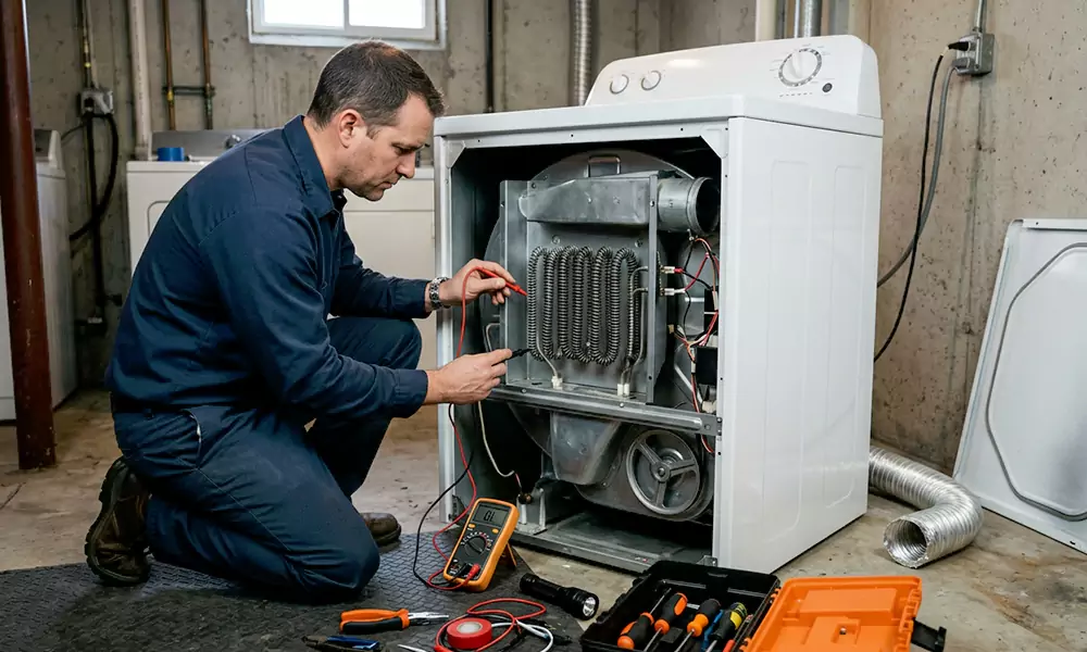 Dryer Not Heating Repair in Stratford, CT