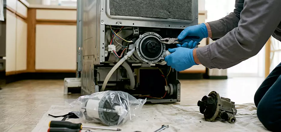 Dishwasher Motor Pump Replacement in Stratford
